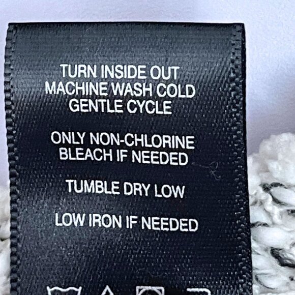 Ali Miles Cowl Neck Textured Sweater Womens PM Fringe Accents Soft Chic Modern - Picture 8 of 11